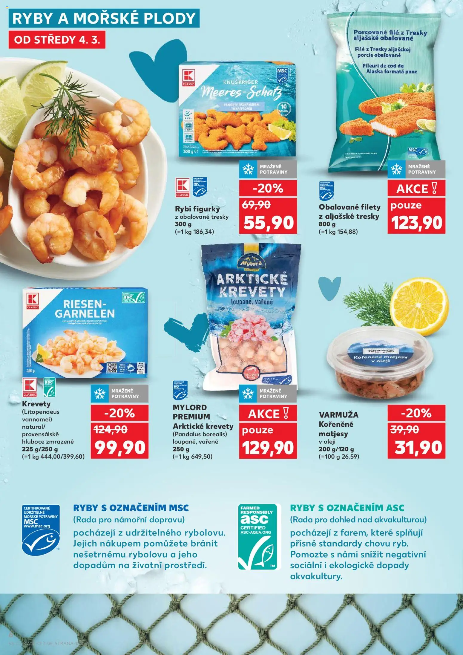 Kaufland leták - Praha 4 od 04.03.2026 | Strana: 6 | Produkty: Figurky, Potraviny, Krevety, File