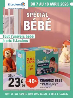 E.Leclerc - Prévisualisation de E.Leclerc Spécial bébé valide à partir de 07.04.2026