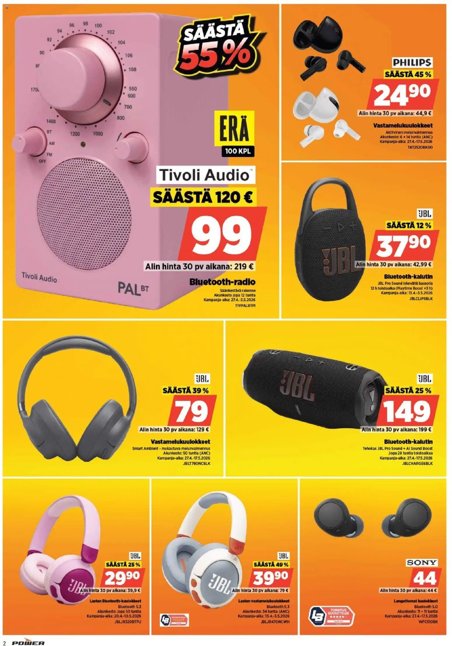 Power tarjoukset – voimassa 27.04.2026 alkaen | Sivu: 2