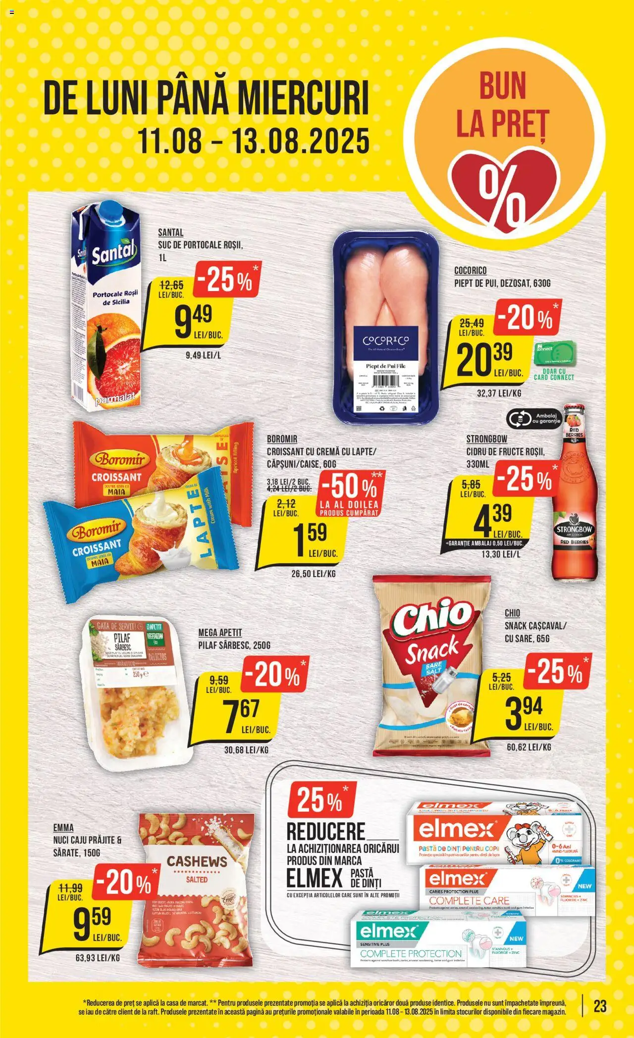 Catalog Mega Image – valabil de la 07.08.2025 | Pagină: 23 | Produse: Lapte, Cremă, Roșii, Nuci