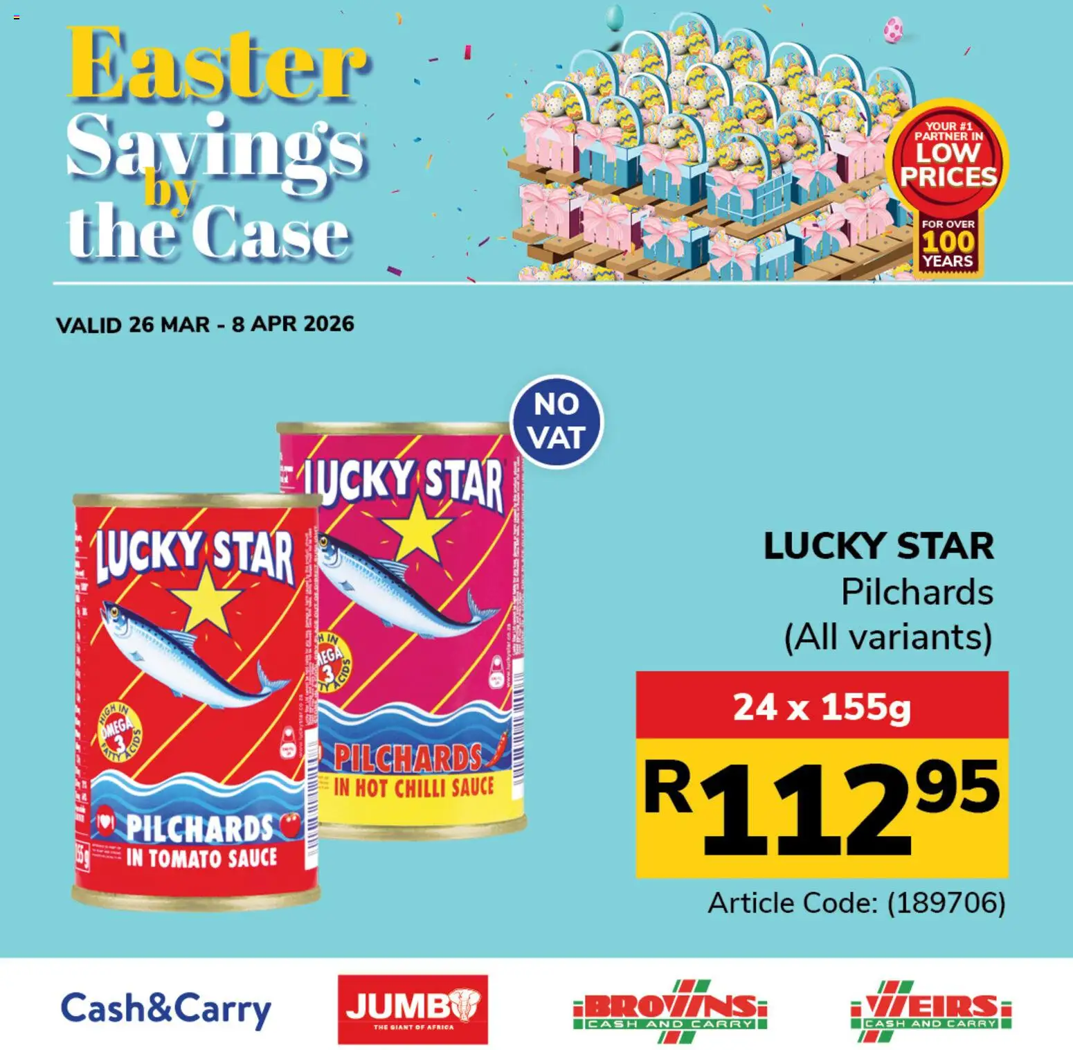 New Jumbo catalogue – valid from 26.03.2026 | Page: 7 | Products: Pilchards, Case, Tomato sauce, Sauce