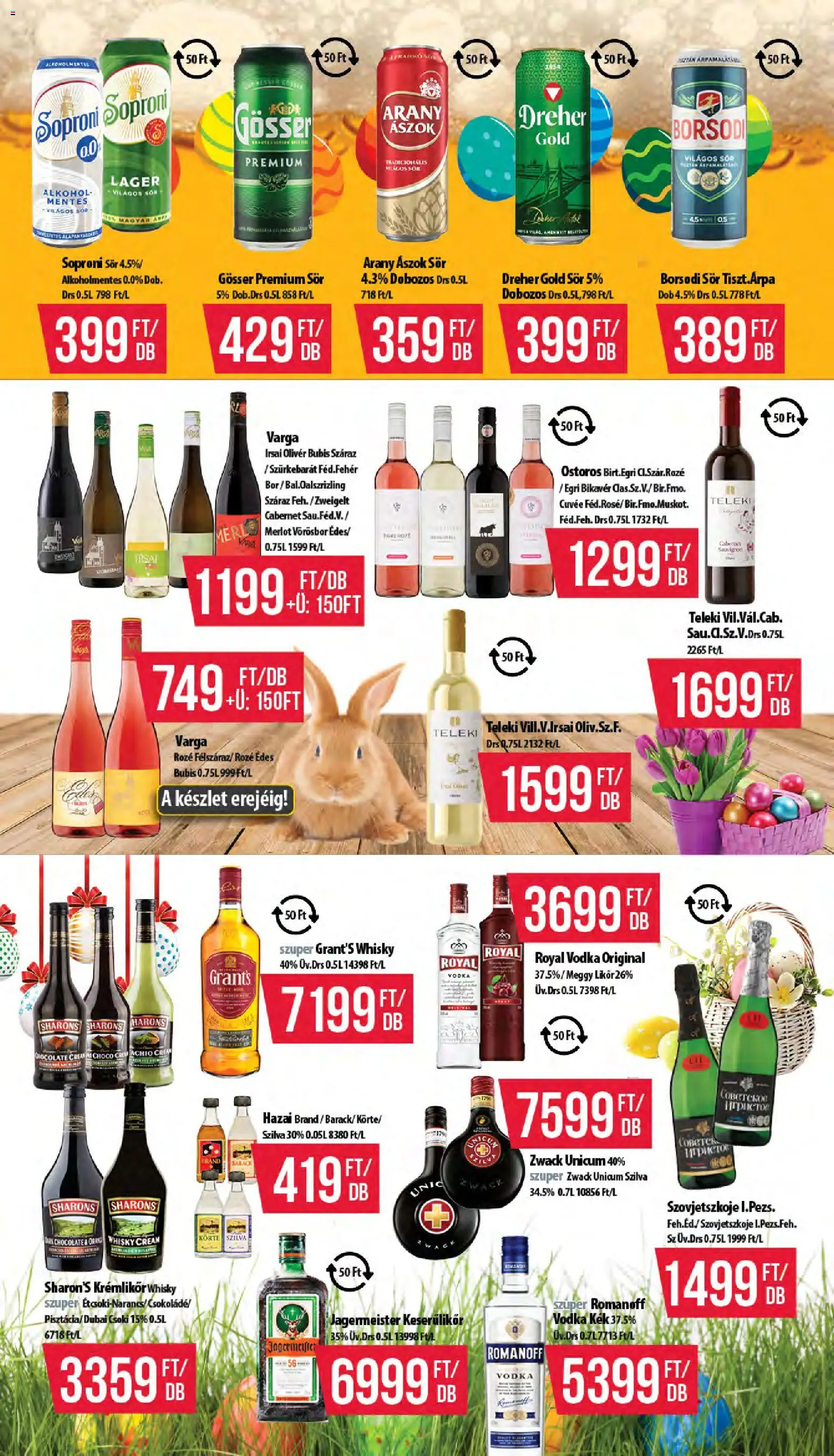 COOP akciós ujság - amely érvényes a következő dátumtól: 19.03.2026 | Oldal: 10 | Termékek: Alkohol, Meggy, Gösser, Vodka