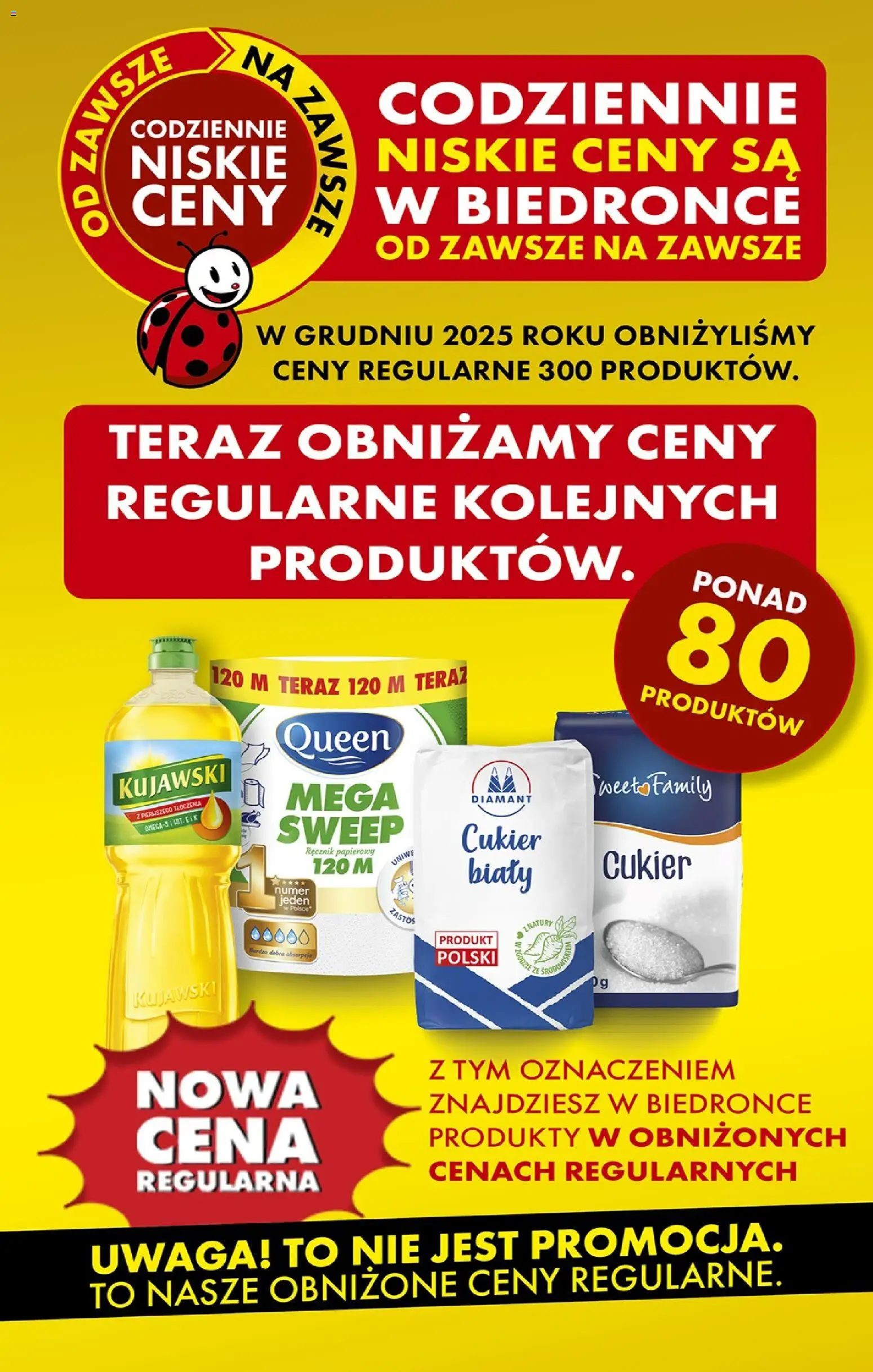 Biedronka gazetka - Tani weekend od 06.03.2026 | Strona: 5 | Produkty: Cukier biały, Ręcznik papierowy, Cukier