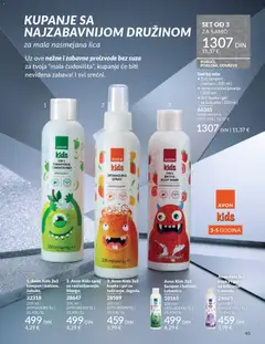 Avon Kids 2u1 šampon i balzam. Jabuka., 2u1 šampon i balzam Jabuka - pregled AVON kataloga - važi od 01.11.2025 | Strana: 45