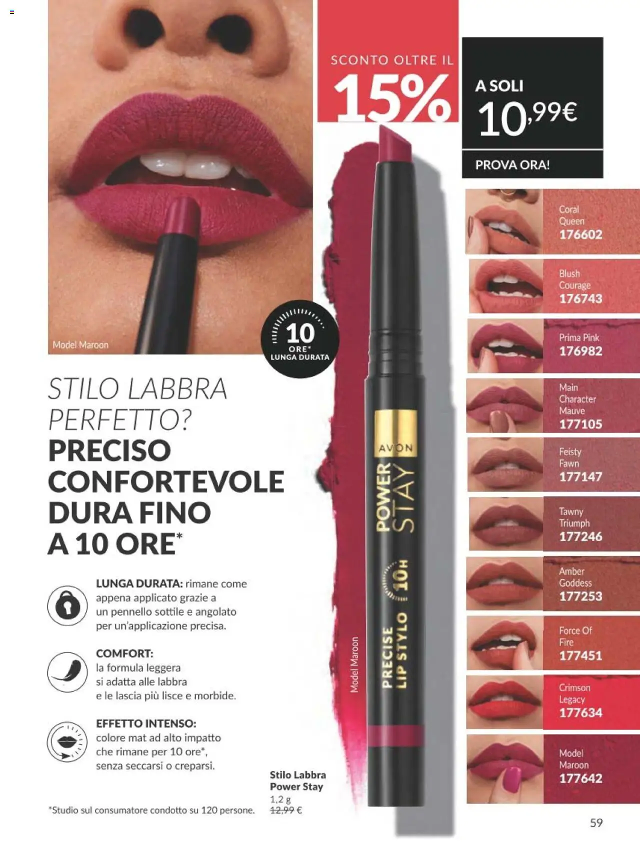 Volantino Avon del 01.09.2025 | Pagina: 59 | Prodotti: Pennello, Blush