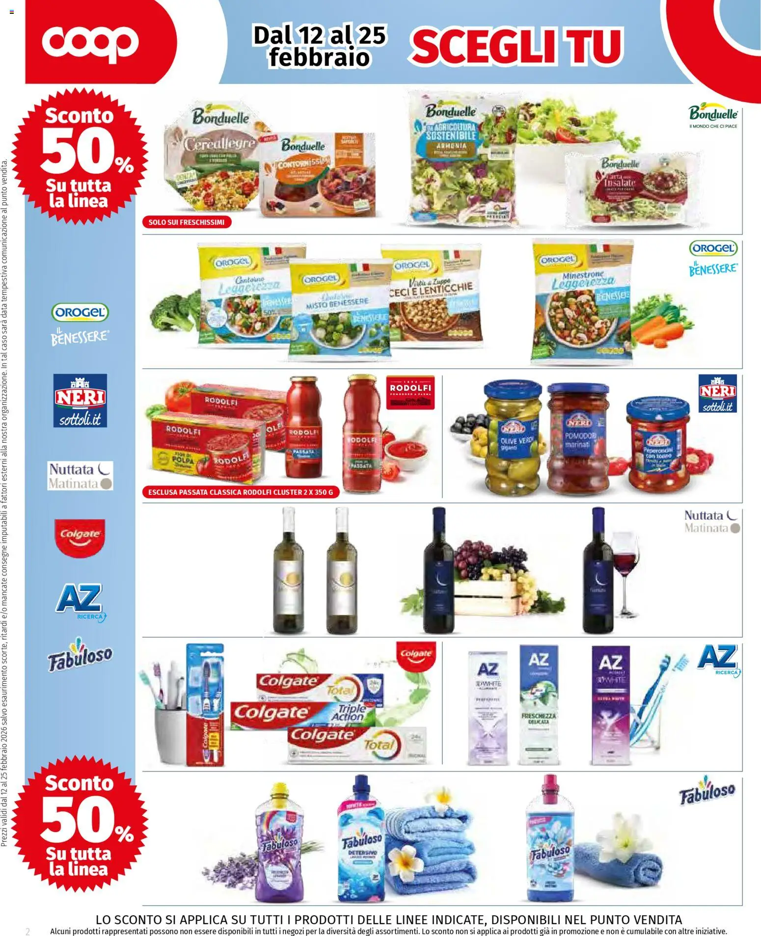 Volantino COOP del 12.02.2026 | Pagina: 2 | Prodotti: Ceci, Lenticchie, Olive, Data
