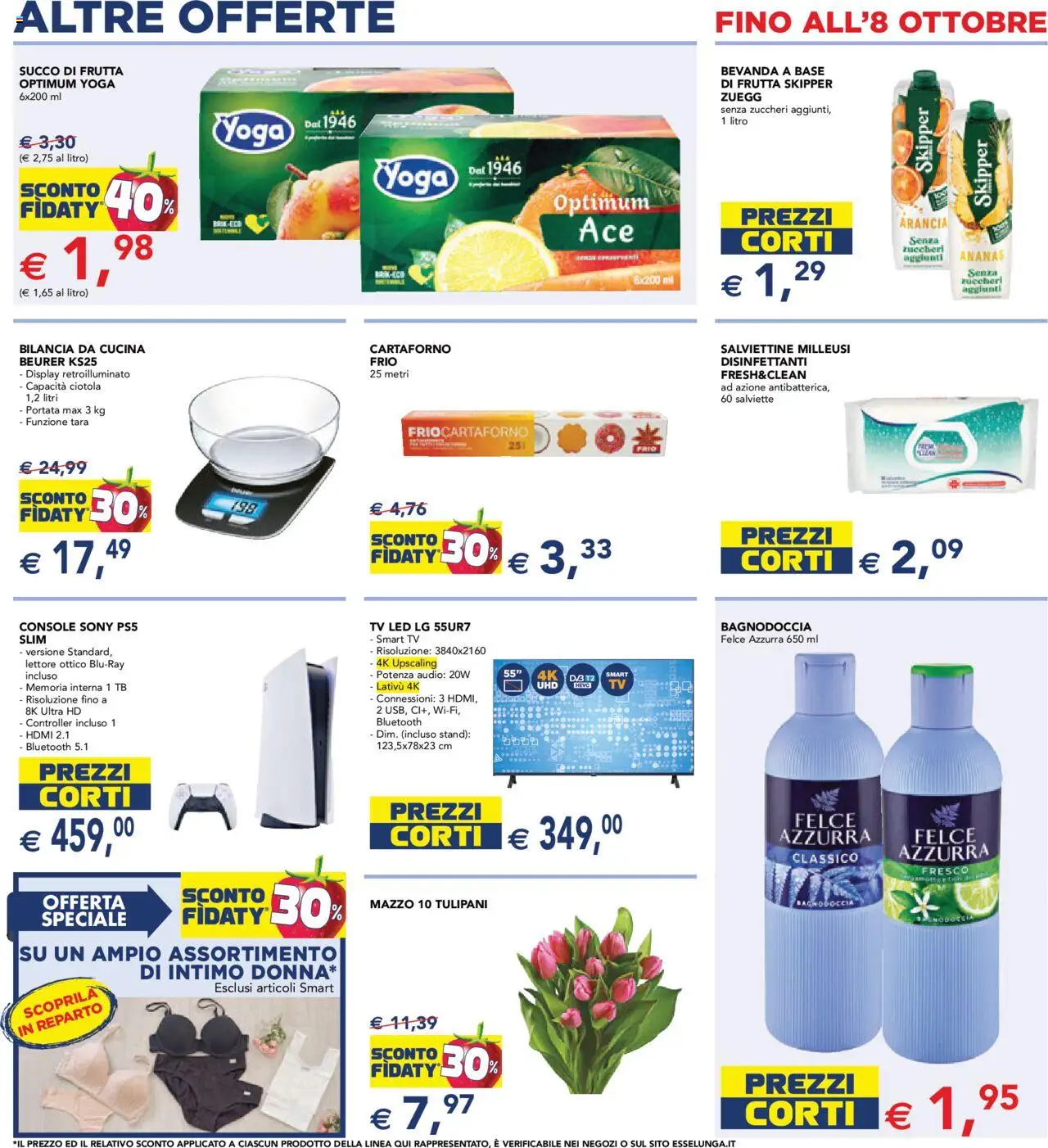 Volantino Esselunga S del 26.09.2025 | Pagina: 12 | Prodotti: Succo, Frutta, Ananas, Arancia