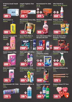 FullDiszkont Akciós újság - amely érvényes a következő dátumtól: 02.02.2026 | Oldal: 3 | Termékek: Macskaeledel, Vízkőoldó, Borotva, Stift