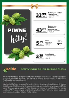 Pogląd oferty "Odido Gazetka - Wybrane produkty" - ważna od 17.12.2025 | Strona: 8 | Produkty: Szklanka, Piwo