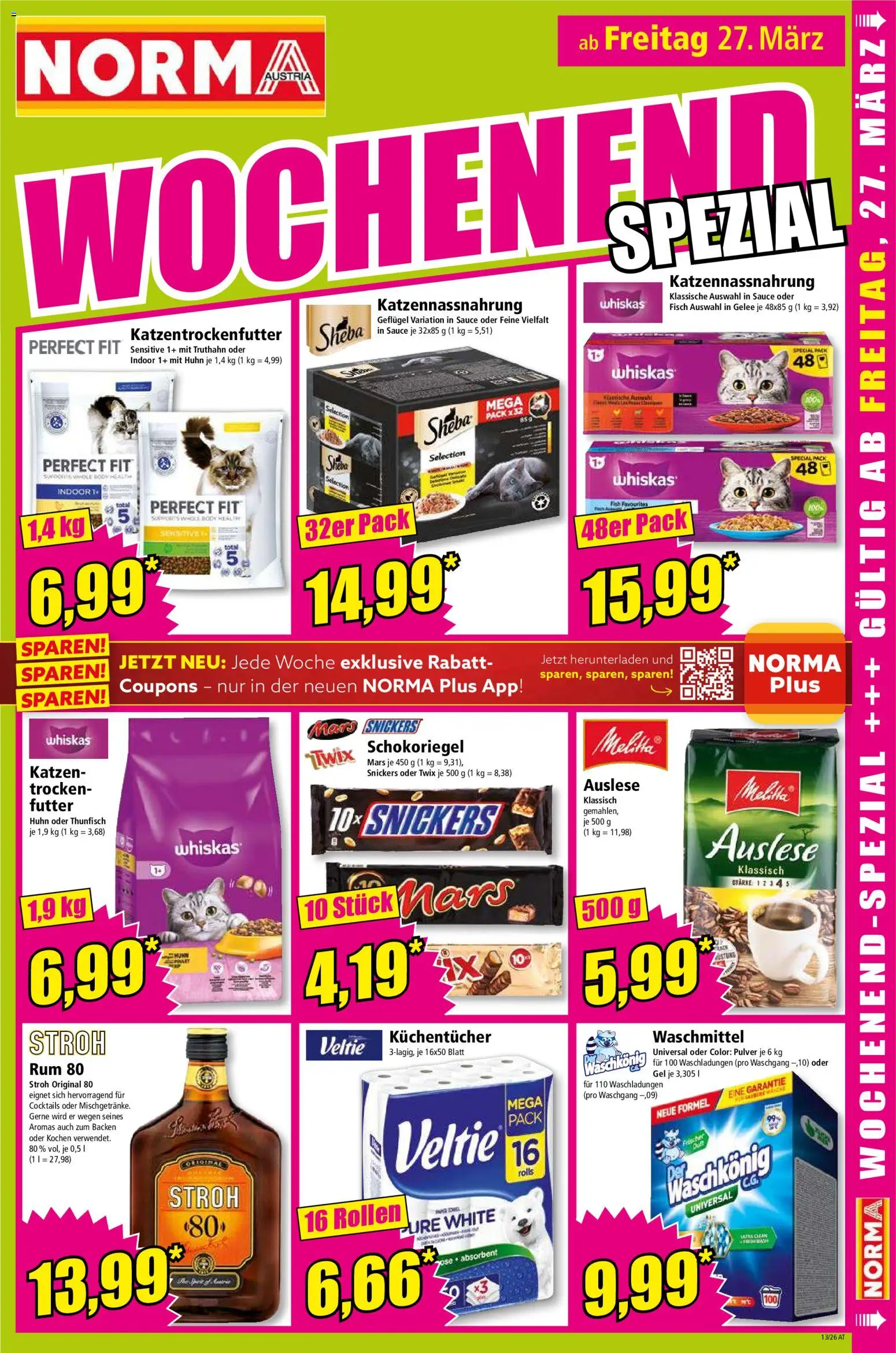 Norma Flugblatt gültig ab 23.03.2026 | Seite: 17 | Produkte: Fisch, Waschmittel