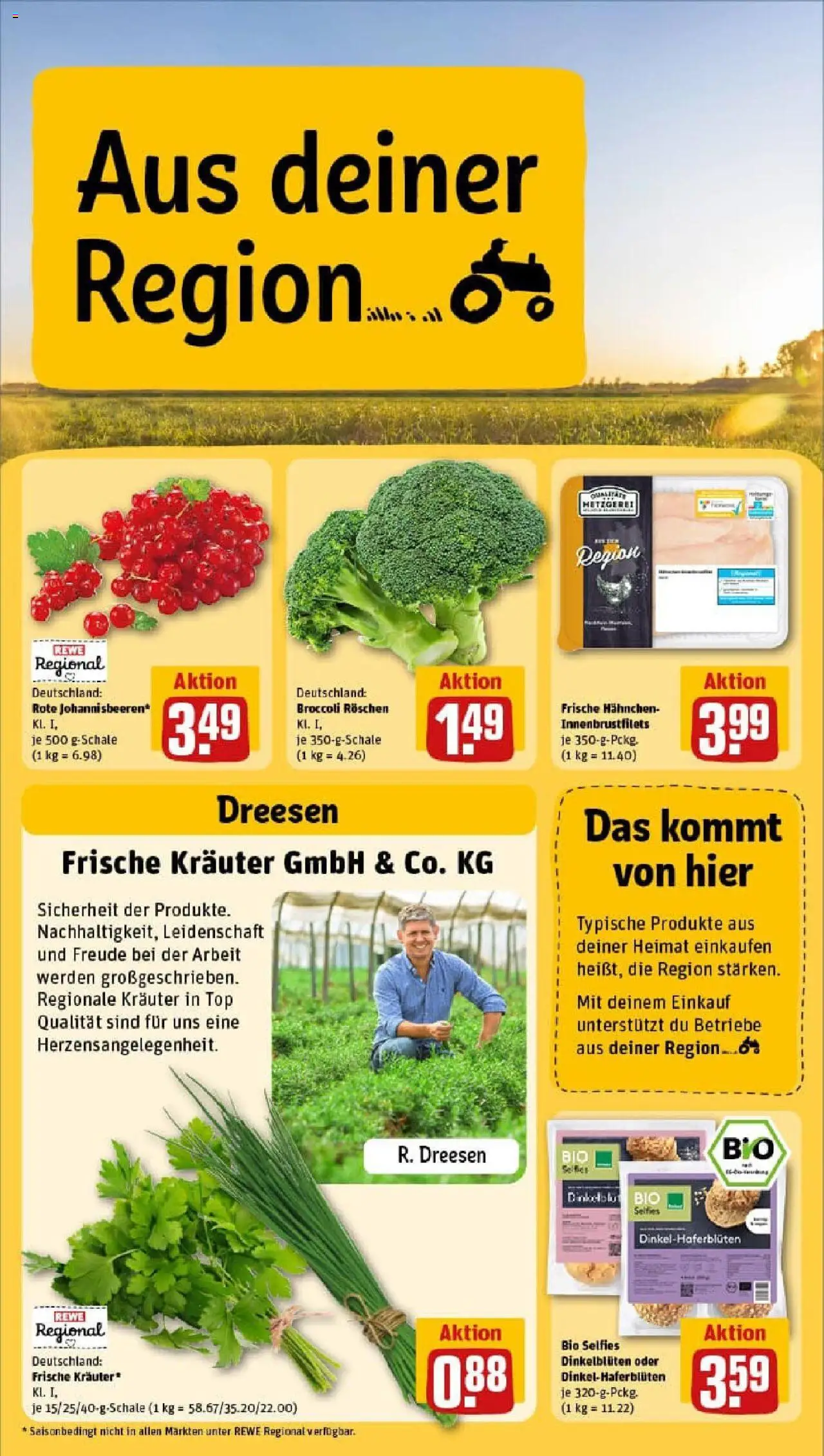 Rewe prospekt Baesweiler / Setterich	 - gültig ab dem 29.06.2025 | Seite: 28 | Produkte: Top, Hahnchen