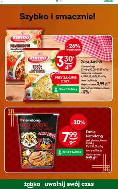 Pogląd oferty "Żabka Gazetka" - ważna od 14.01.2026 | Strona: 40 | Produkty: Kimchi, Zupa