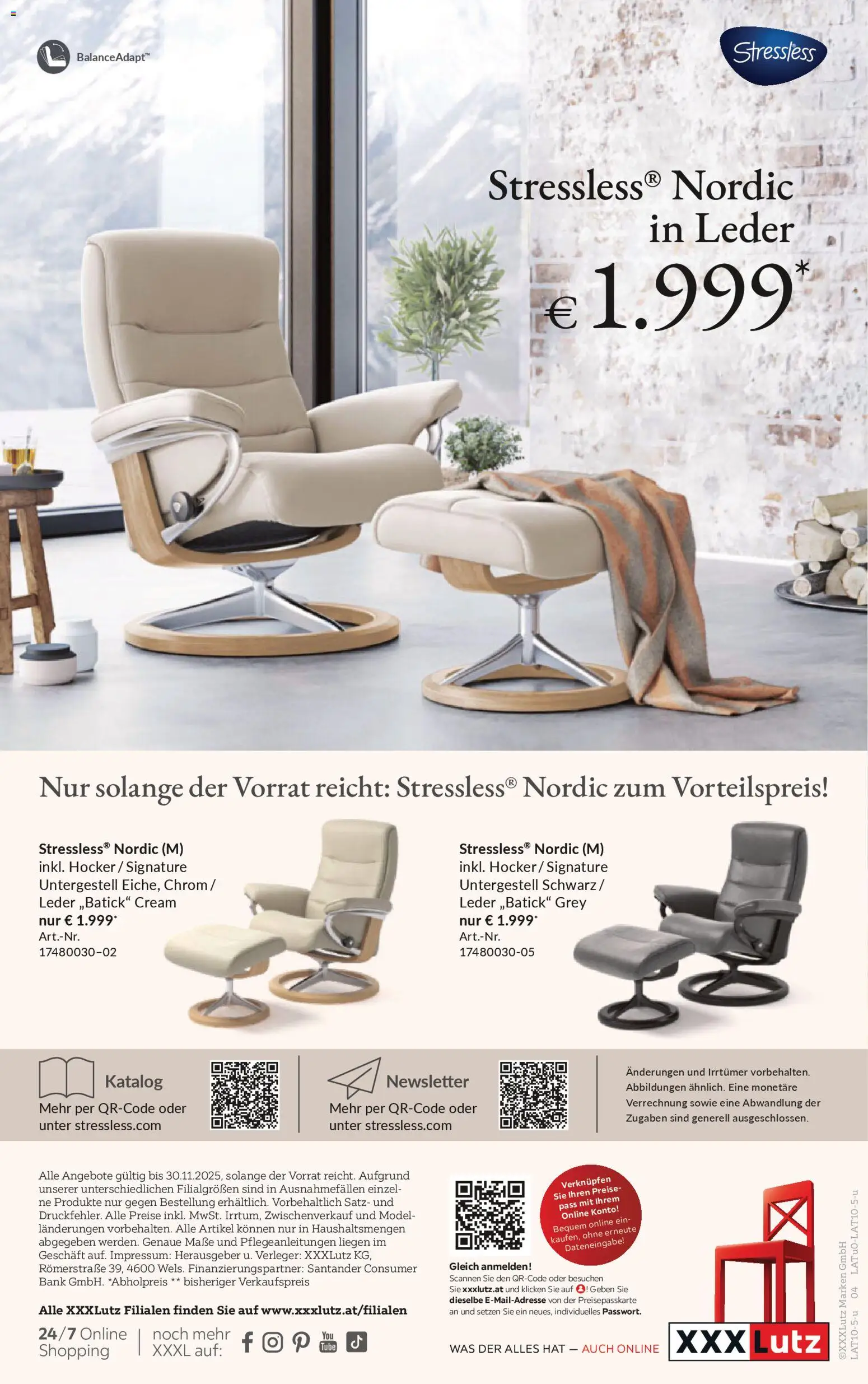 XXXLutz Zeit für Stressless gültig ab 07.10.2025 | Seite: 4