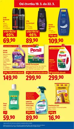 Náhled letáku STR8 Sprchový gel, 750 ml, různé druhy, 1 l = 119,87 Kč od 19.03.2026 | Strana: 23 | Produkty: Deodorant, Aviváž, Prací gel, Sanytol