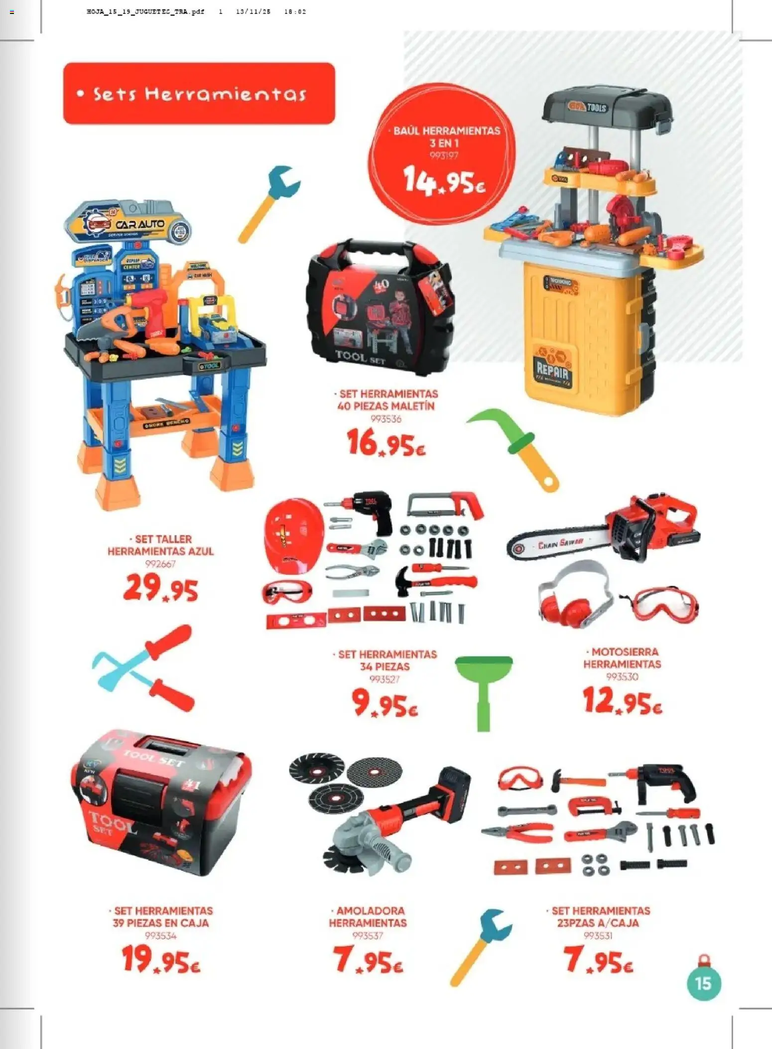 Family Cash folleto │ válido desde el 17.11.2025 | Página: 14 | Productos: Motosierra, Caja