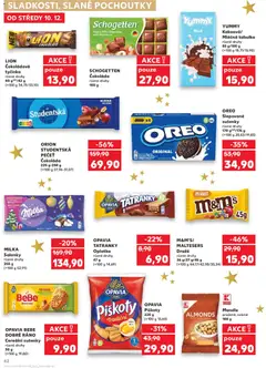 Náhled letáku ORION Studentská pečeť, Čokoláda 225 g-250 g od 10.12.2025 | Strana: 42 | Produkty: Čokoláda, Piškoty, Mandle, Milk chocolate