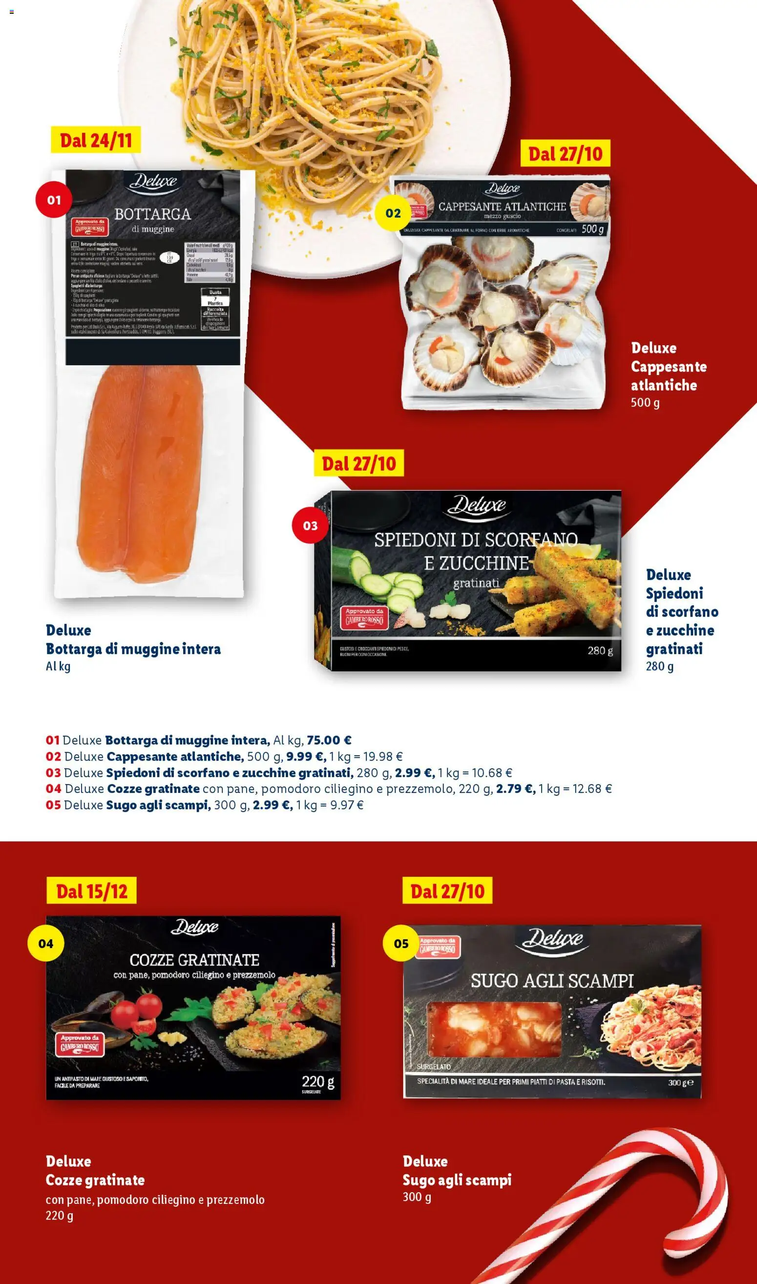Volantino Lidl del 24.10.2025 | Pagina: 8 | Prodotti: Tè, Pomodoro, Forno, Sugo