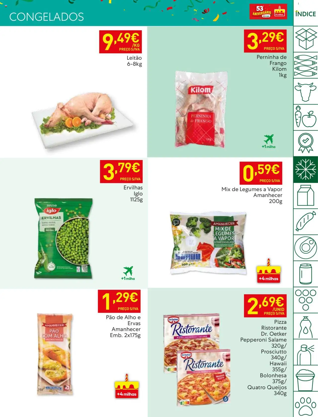 Recheio folheto │ válido de 07.10.2025 | Página: 17 | Produtos: Frango, Pão, Salame, Pizza