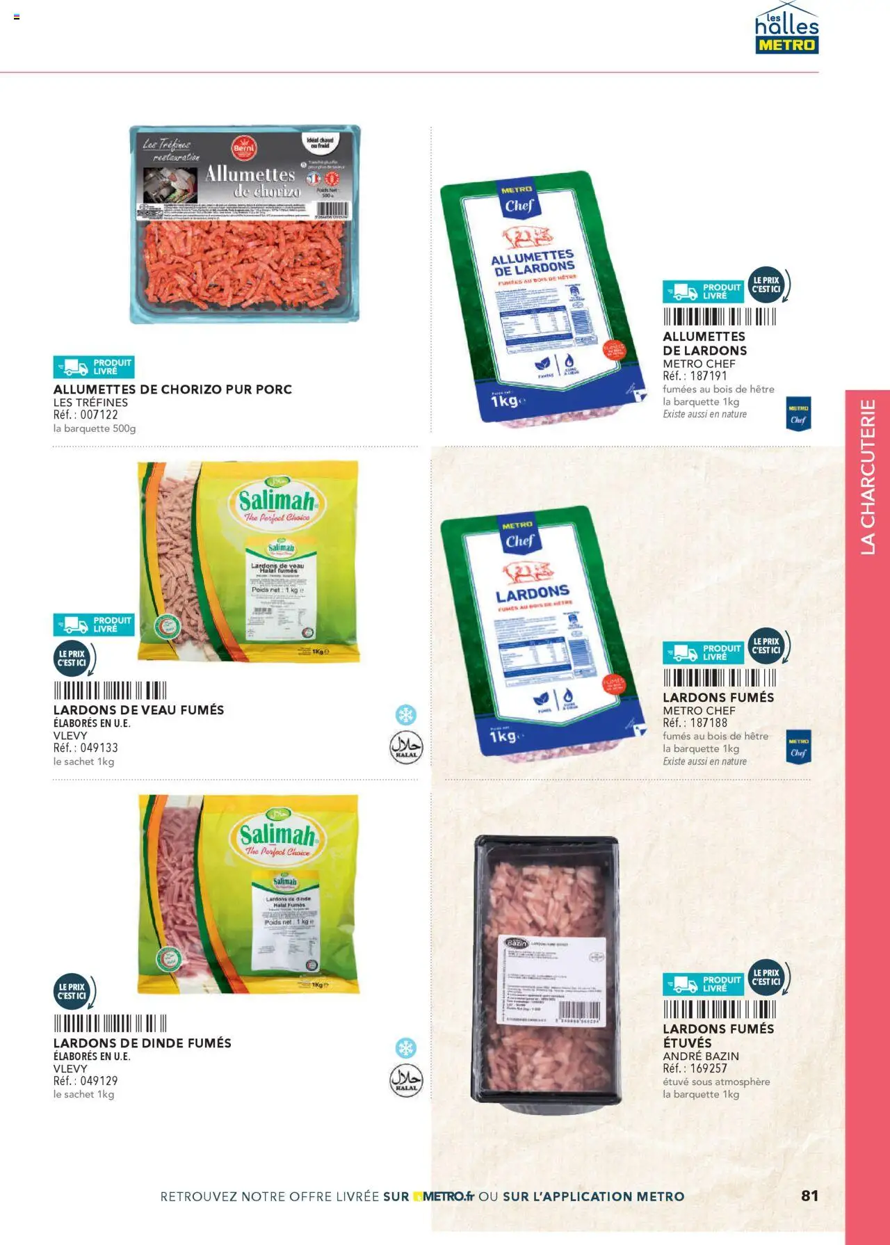  | Page: 81 | Produits: Chorizo, Porc, Thé, Livre