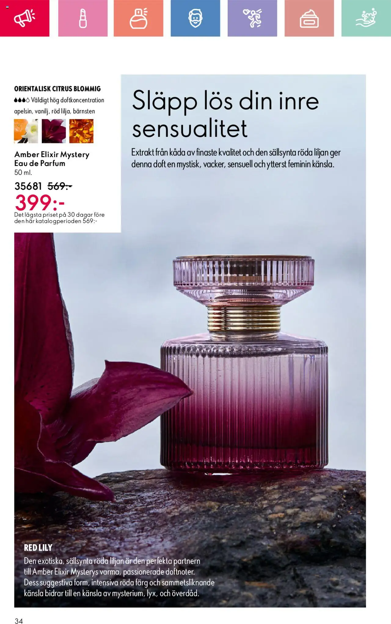 Oriflame reklamblad aktuell från 01.06.2025 | Sida: 34 | Produkter: Doft