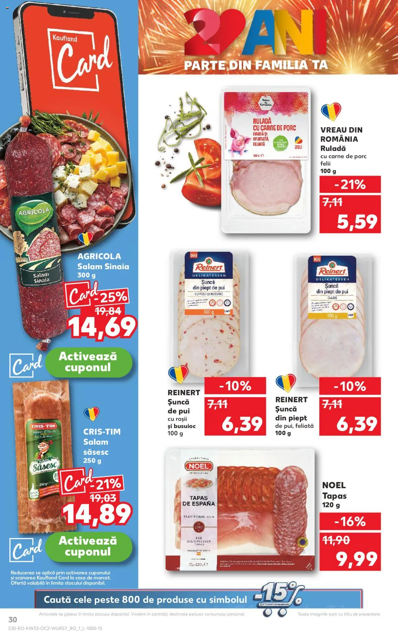 Kaufland RO akciós ujság - amely érvényes a következő dátumtól: 13.08.2025 | Oldal: 30