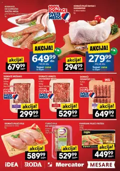 Roda katalog - pregled Roda kataloga - važi od 16.10.2025 | Strana: 5 | Proizvode: Pileći file, Ćureći file, Pileći batak, Kobasica
