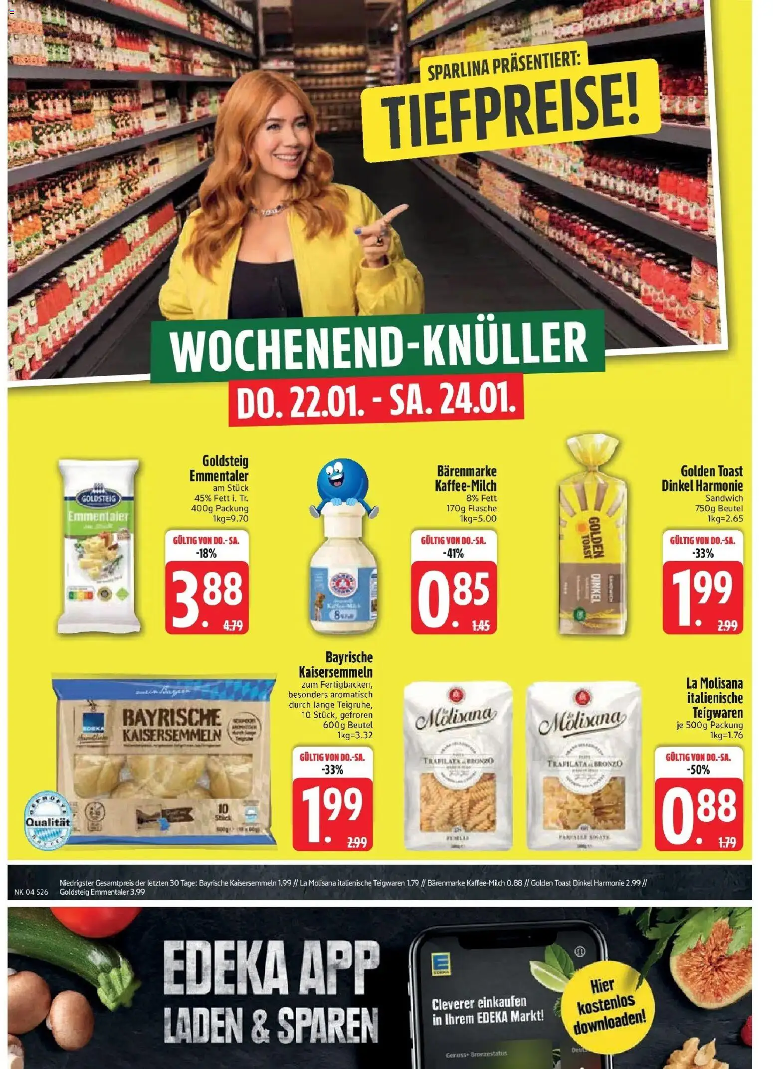 Edeka prospekt München	 – gültig ab 18.01.2026 | Seite: 28 | Produkte: Toast