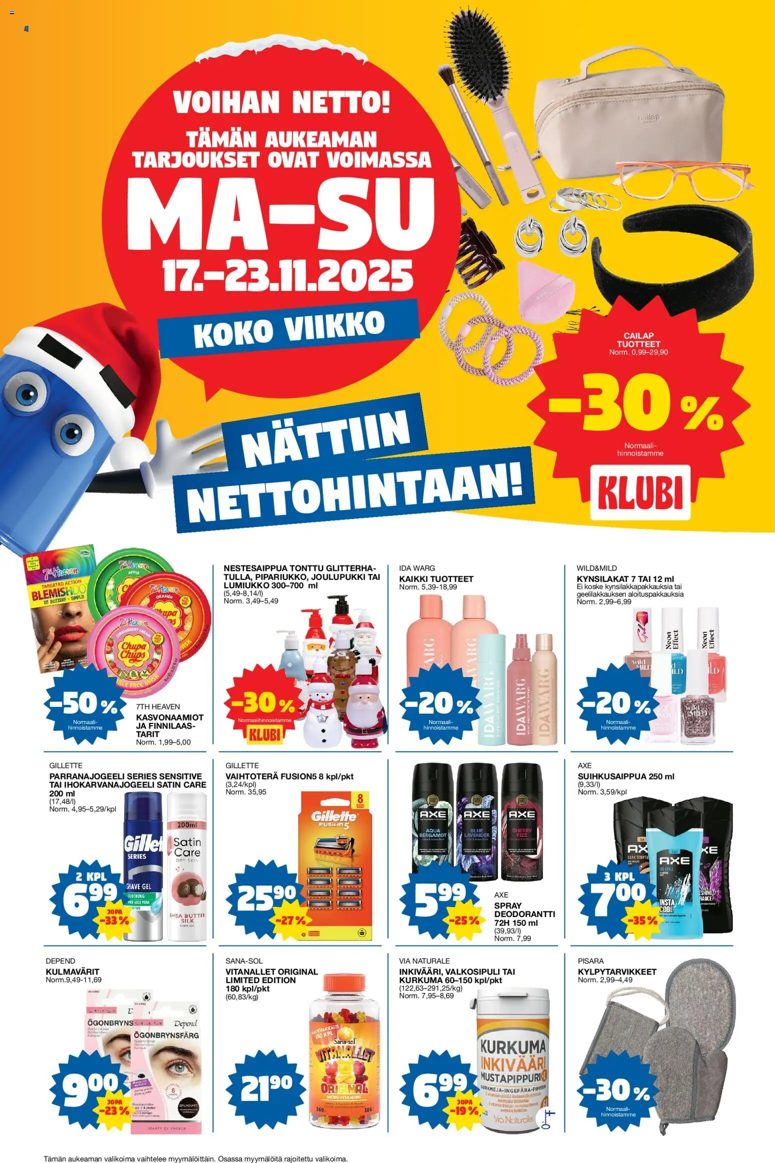 Tokmanni - Black Friday – voimassa 17.11.2025 alkaen | Sivu: 4 | Tuotteet: Valkosipuli, Deodorantti