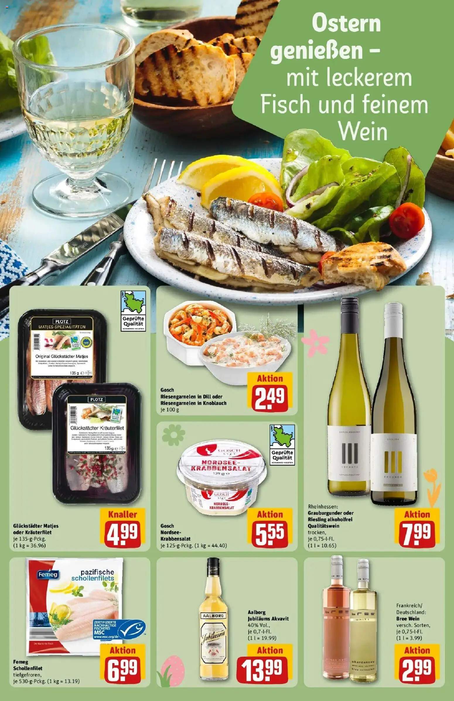 Rewe Prospekt Osterholz-Scharmbeck	 – gültig ab 30.03.2026 | Seite: 21 | Produkte: Bree, Knoblauch, Dill, Wein