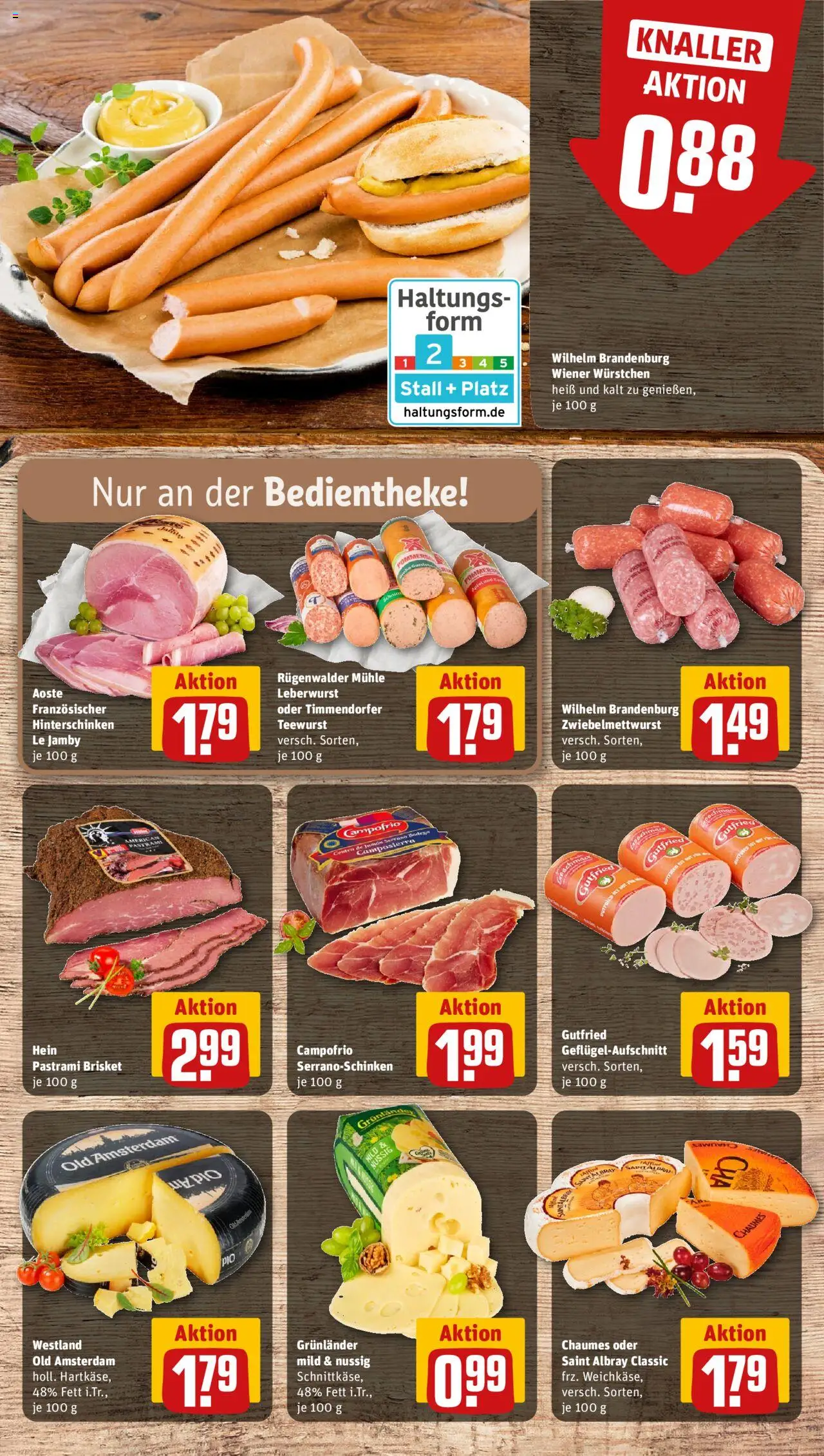 Rewe Prospekt 	 – gültig ab 13.10.2025 | Seite: 9 | Produkte: Mühle, Wiener wurstchen, Grunlander