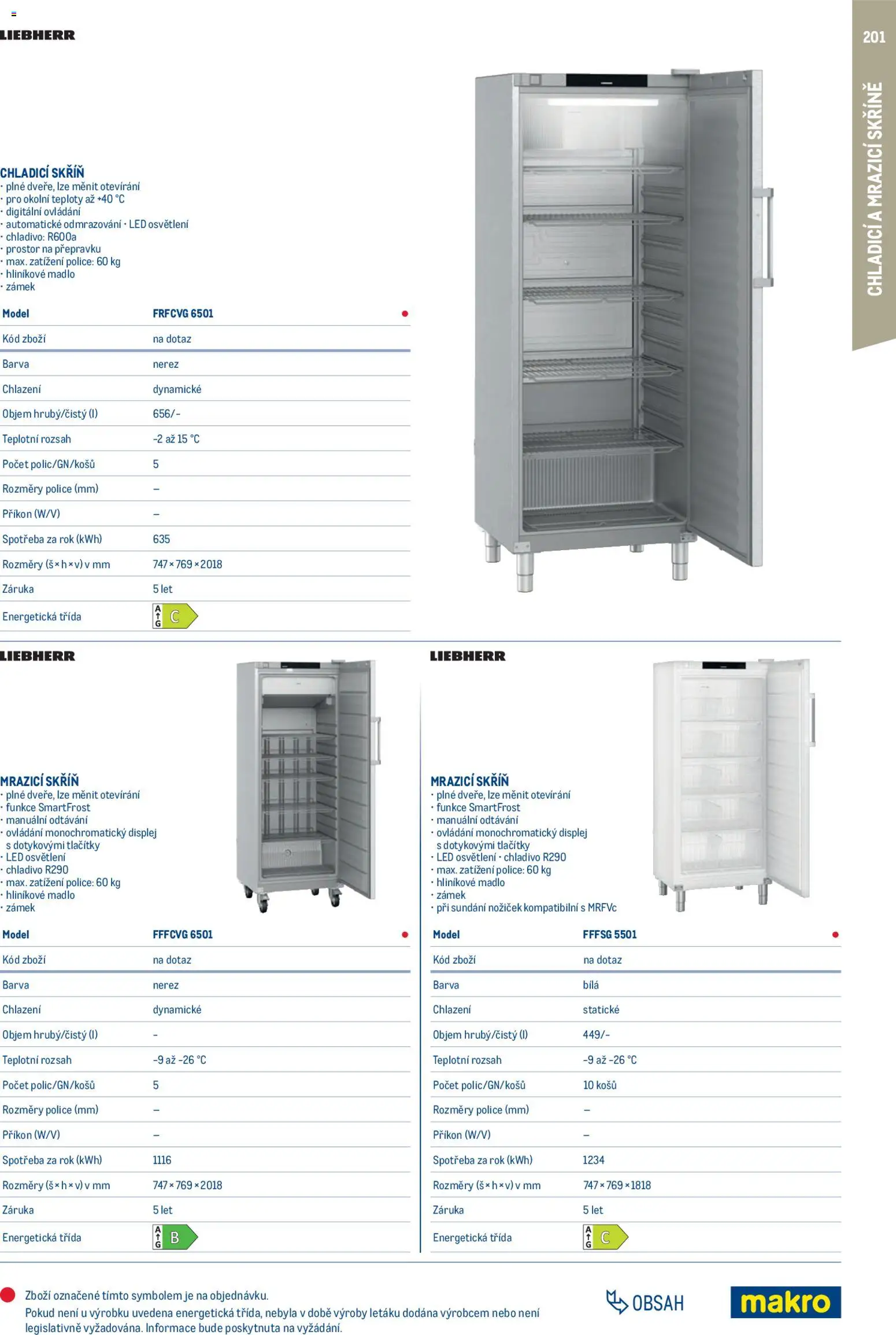 Makro leták - Gastro vybavení a zařízení od 01.02.2026 | Strana: 201 | Produkty: Madlo, Skříně, Police, LED