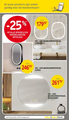 Brico - Folder - Voorbeeld van een folder van Brico, geldig van 28.01.2026 | Pagina: 21 | Producten: Spiegels