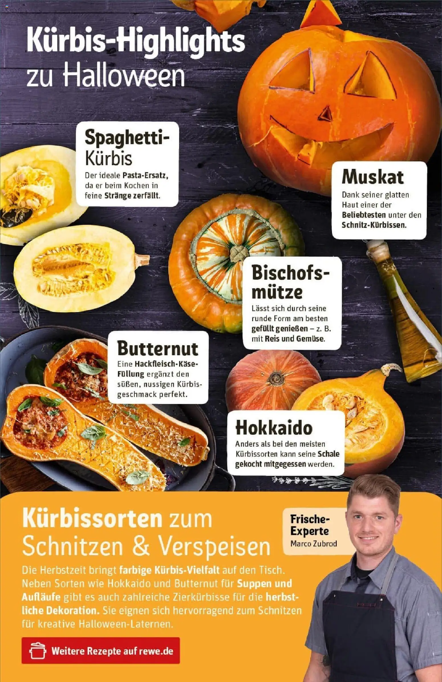 Rewe prospekt Egelsbach	 – gültig ab 26.10.2025 | Seite: 19 | Produkte: Kürbis, Reis