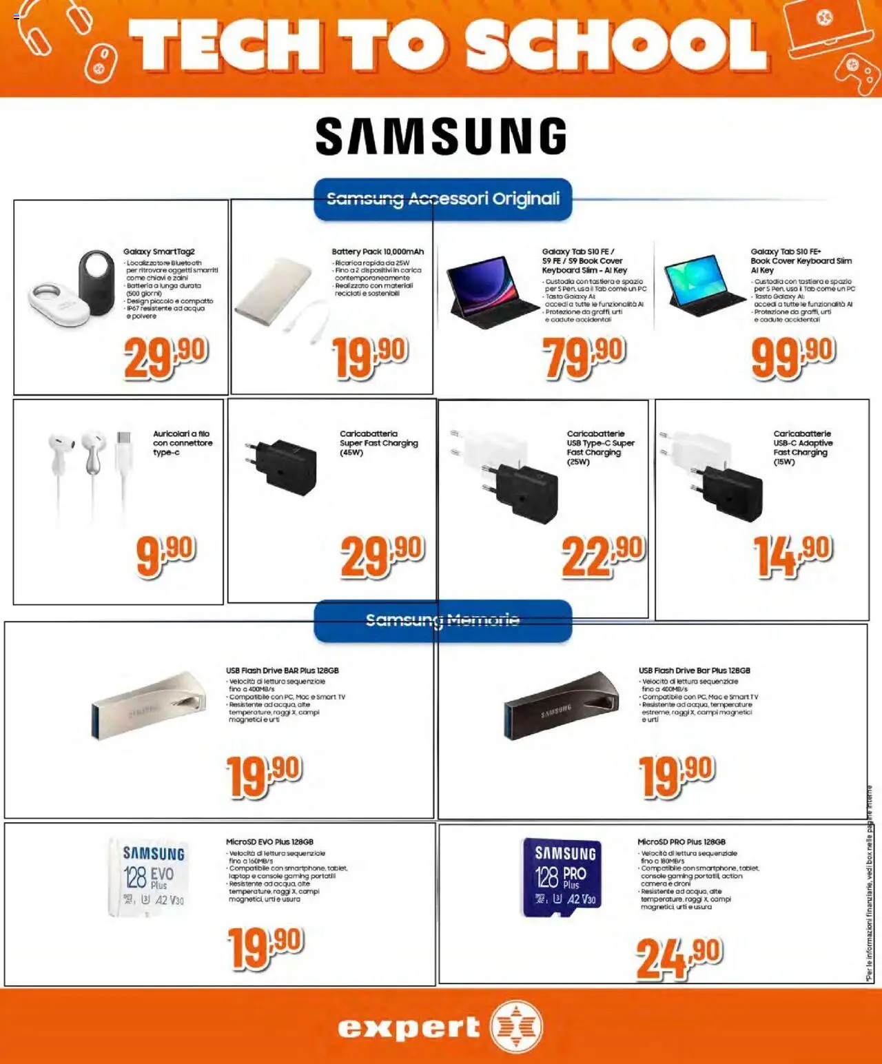 Volantino Expert del 06.09.2025 | Pagina: 6 | Prodotti: Auricolari, smart TV, Connettore, USB