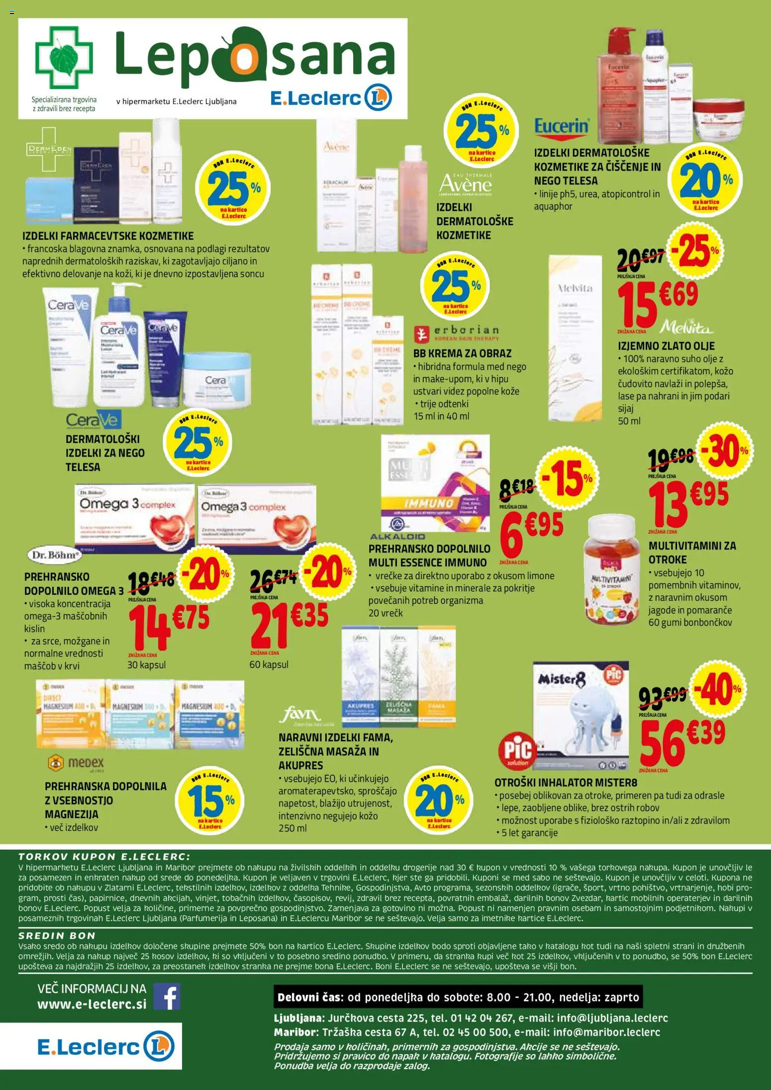 Novi E.leclerc katalog ponudbe – veljaven od 12.11.2025 | Stran: 48 | Izdelki: Krema, Pomarance, Jagode, Krema za obraz