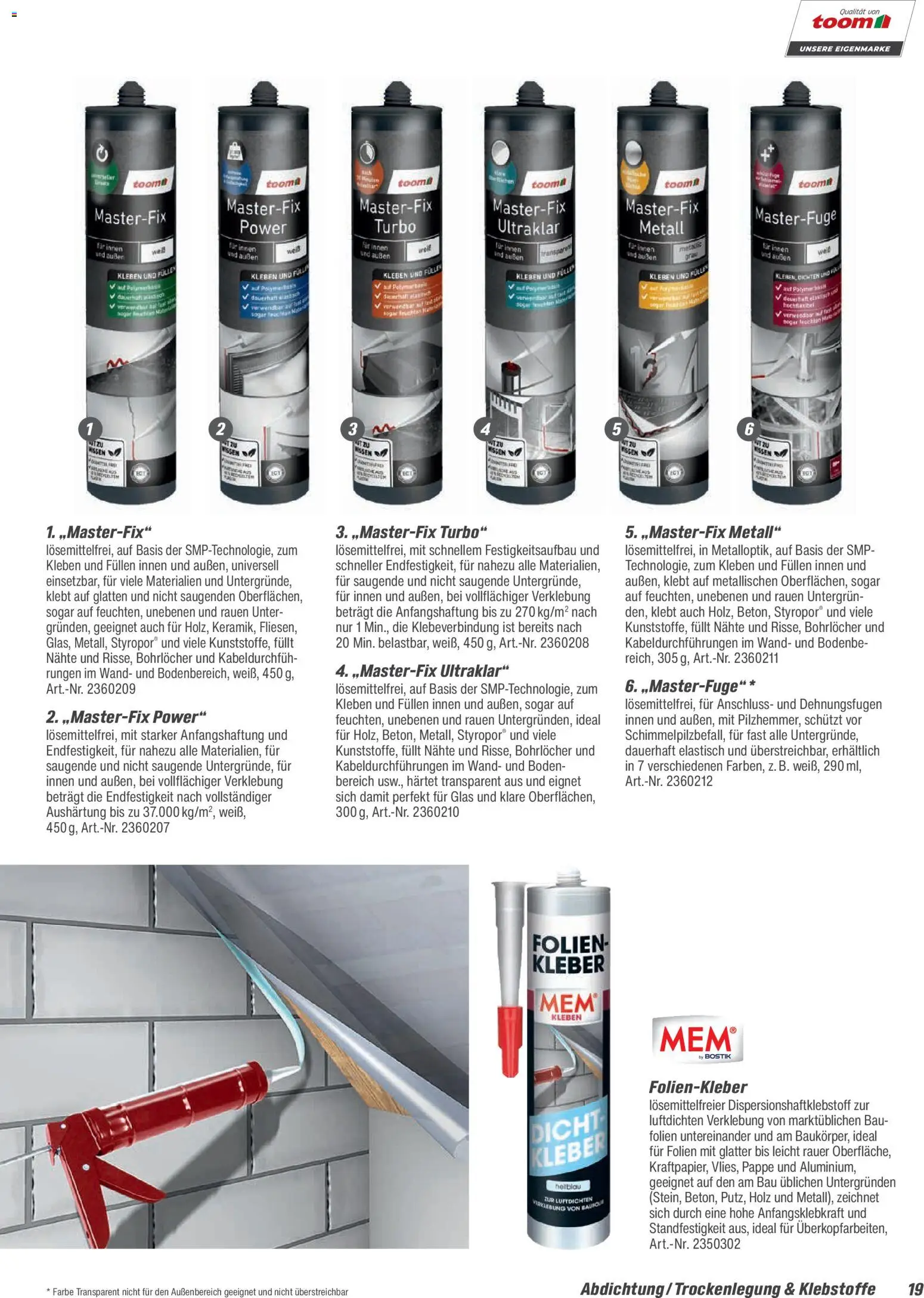 Toom Baumarkt Baustoffe & Bauelemente 2026 – gültig ab 20.02.2026 | Seite: 19