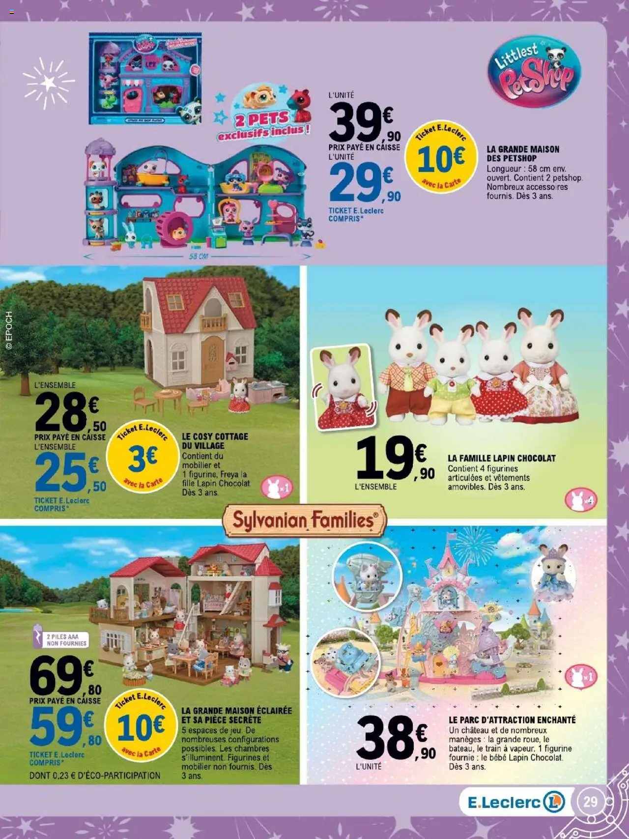 {H1} | Page: 29 | Produits: Lapin, Chocolat, Figurines, Piles