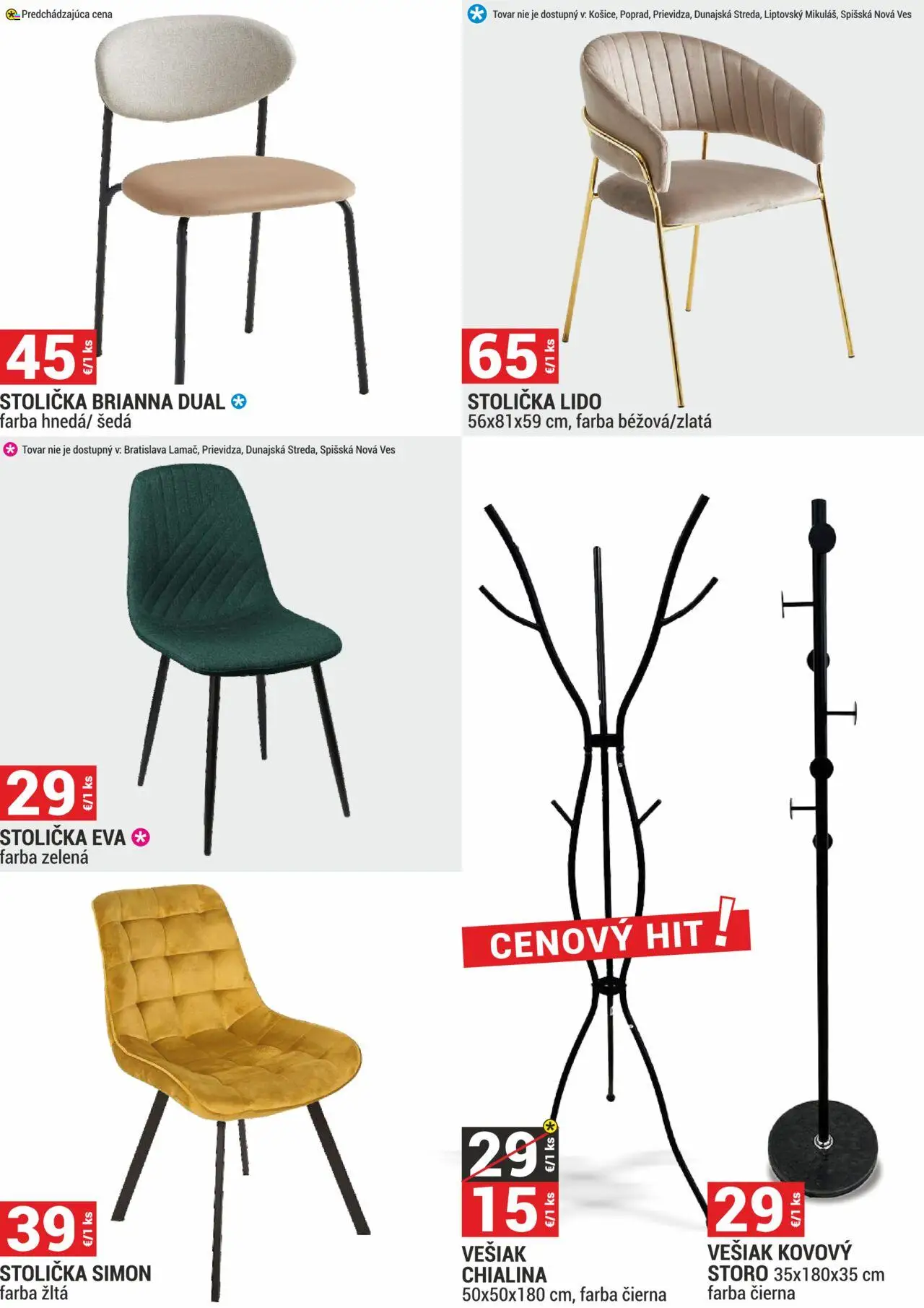 Merkury Market leták │ platný od 01.06.2025 | Strana: 9 | Produkty: Vešiak, Stolička