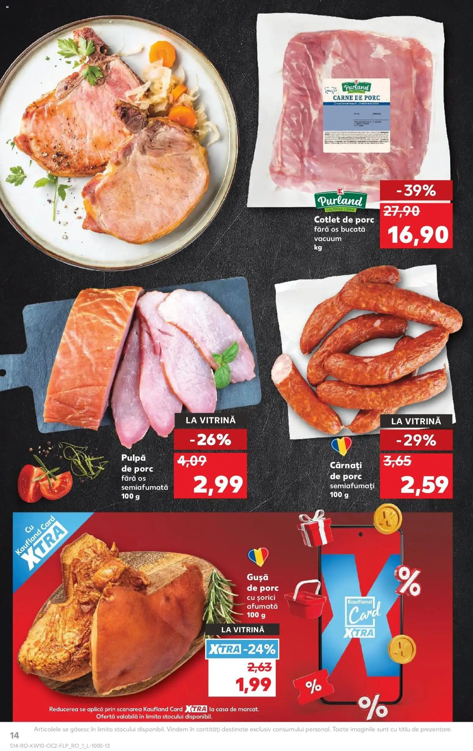 Noul catalog Kaufland – valabil de la 04.03.2026 | Pagină: 14 | Produse: Lait de coco, Vitrină, Carne De Porc, Cârnați