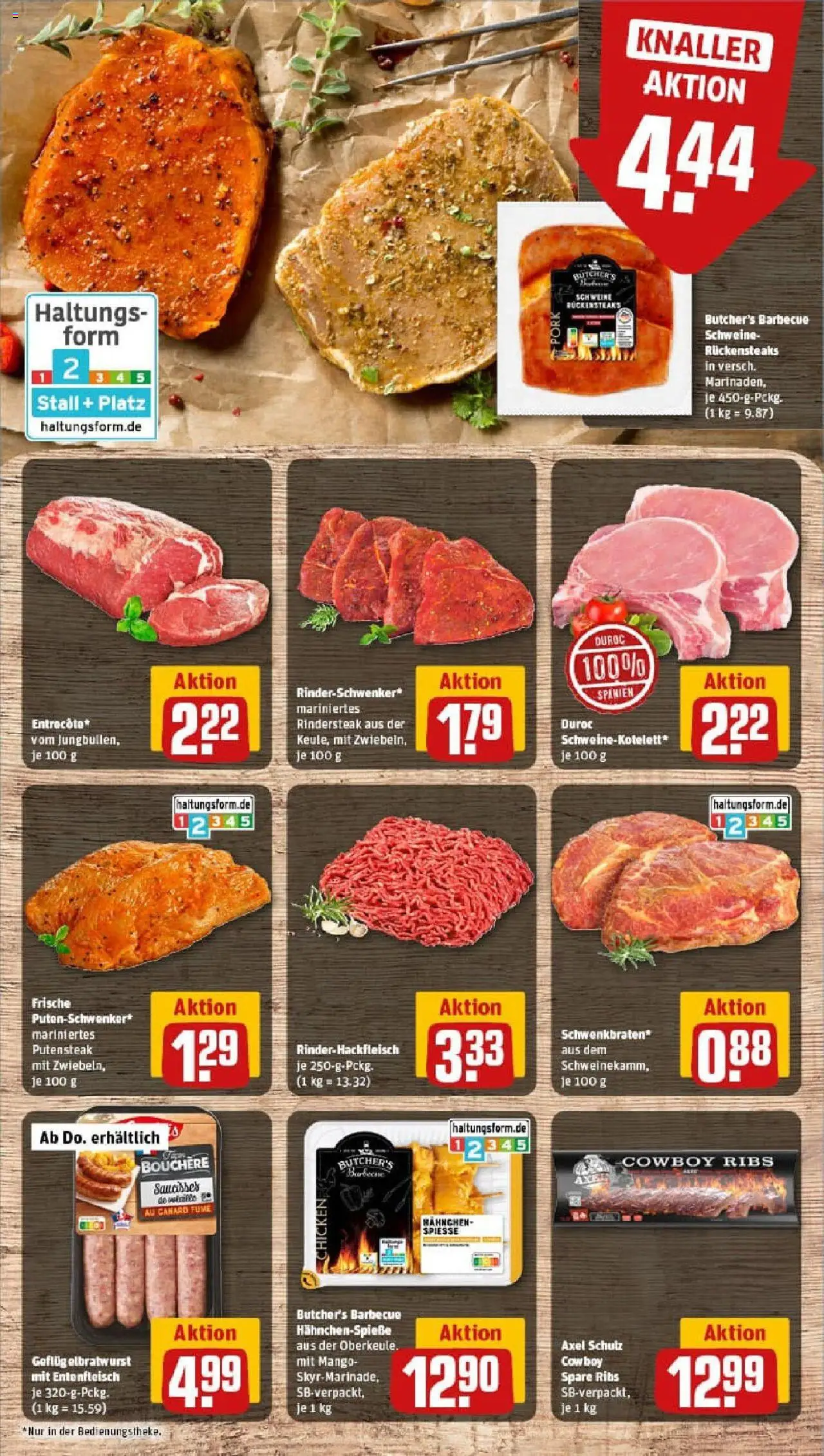 Rewe prospekt Schiffweiler / Landsweiler	 - gültig ab dem 29.06.2025 | Seite: 10 | Produkte: Hahnchen, Spare ribs, Mango, Steak
