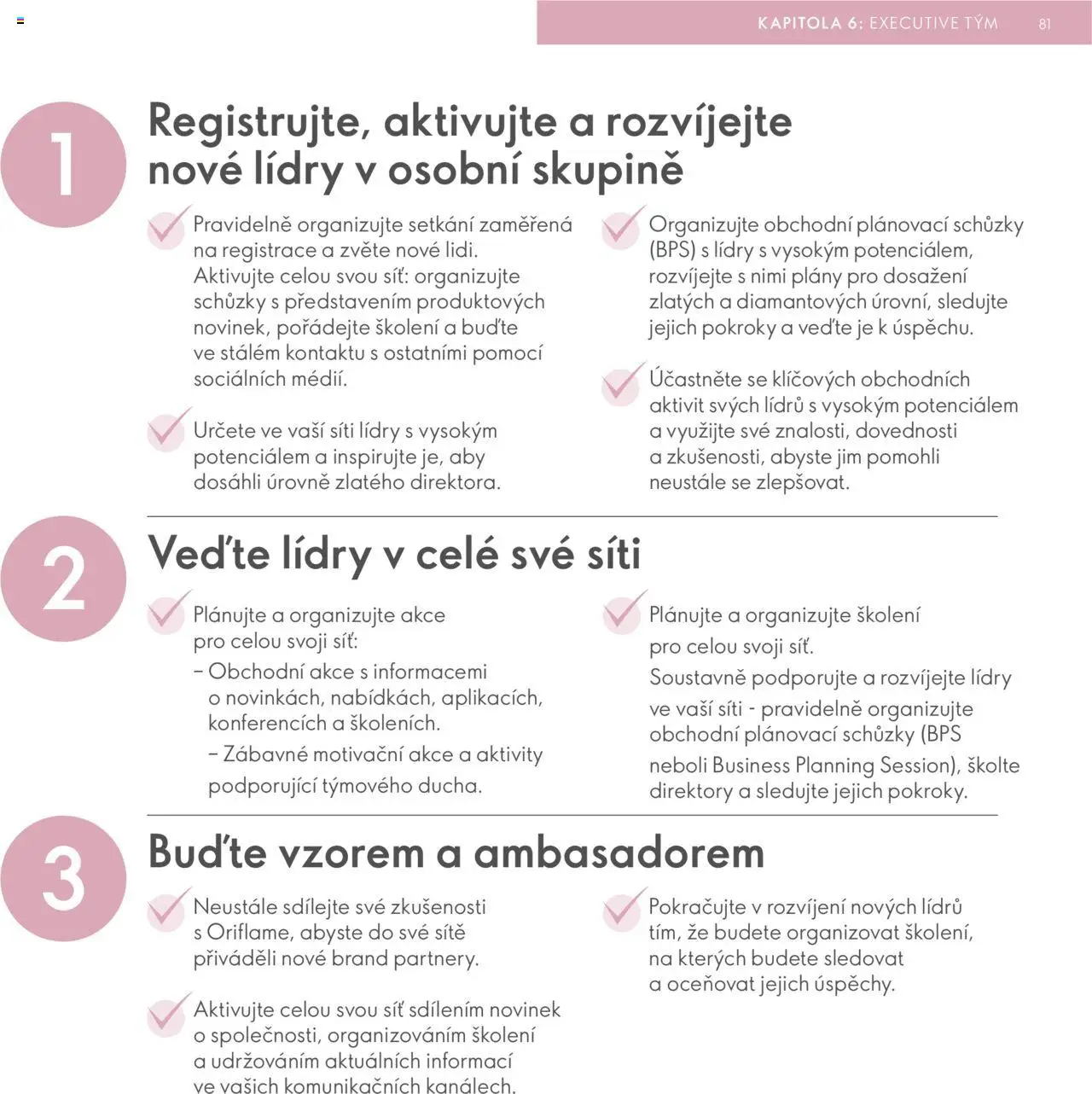 Oriflame katalog Plán odměn pro Brand Partnery od 10.04.2025 | Strana: 81 | Produkty: Síť