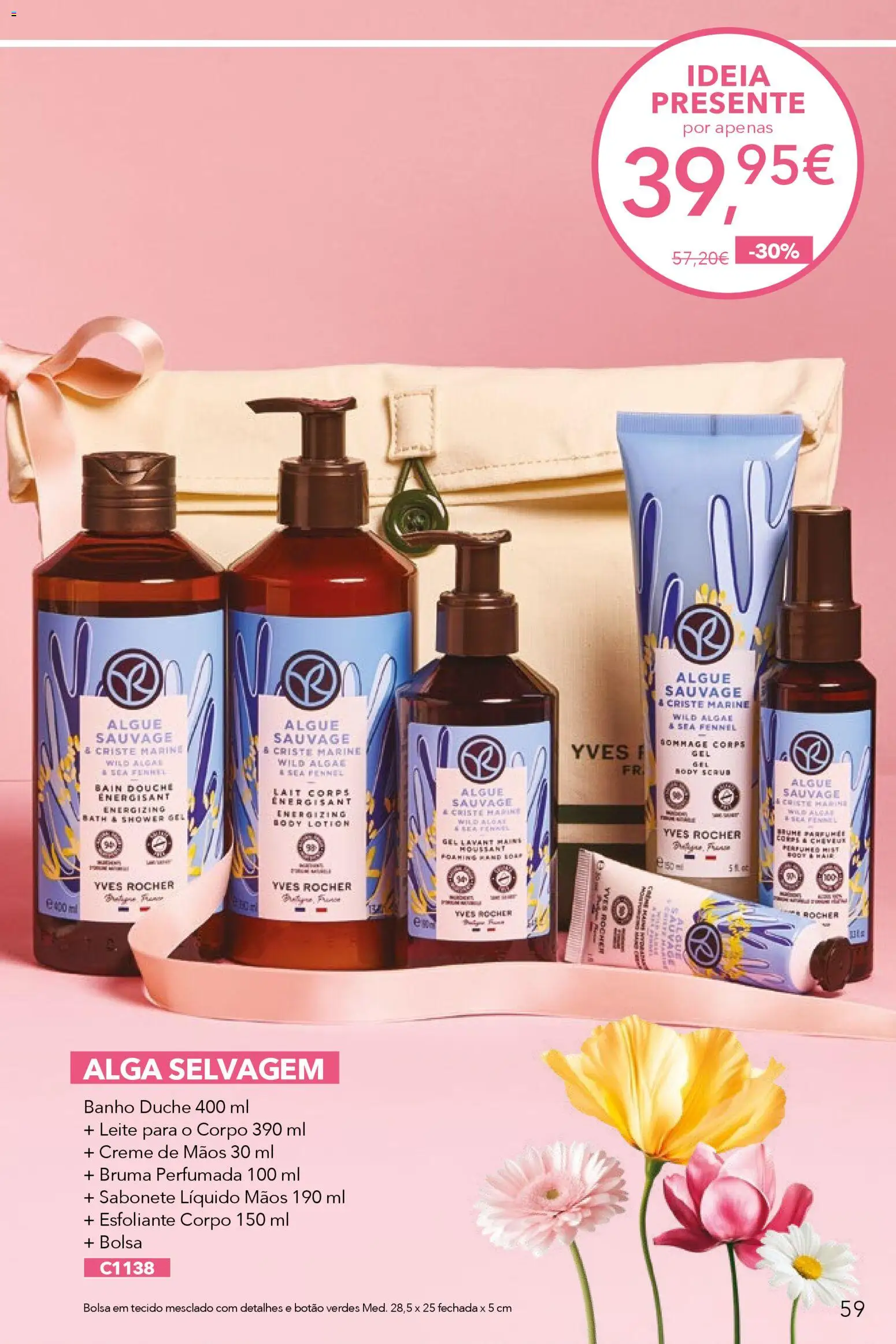 Yves Rocher catálogo 6 │ válido de 17.04.2026 | Página: 59 | Produtos: Bolsa, Sabonete, Banho, Creme