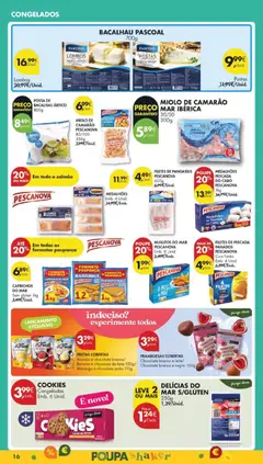 Pré-visualização Pingo Doce folheto válido de 02.12.2025 | Página: 20 | Produtos: Forno, Camarão, Salmão, Chocolate