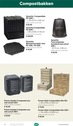 Aveve Gids kweekplezier - Voorbeeld van een folder van Aveve, geldig van 09.03.2026 | Pagina: 47 | Producten: Pc