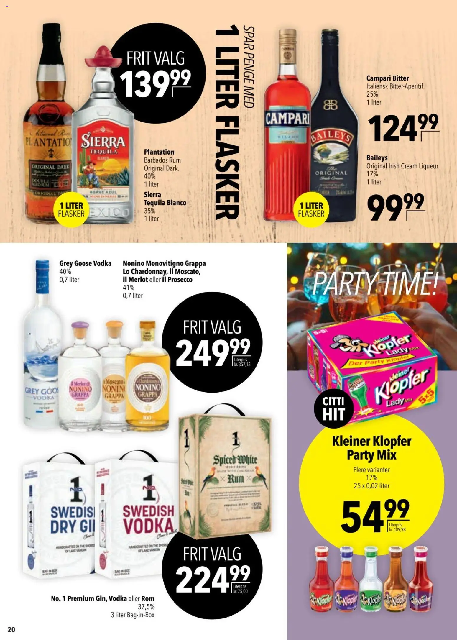CITTI tilbudsavis – gyldig fra 29.10.2025 | Side: 20 | Produkter: Amendoins, Vodka, Rom