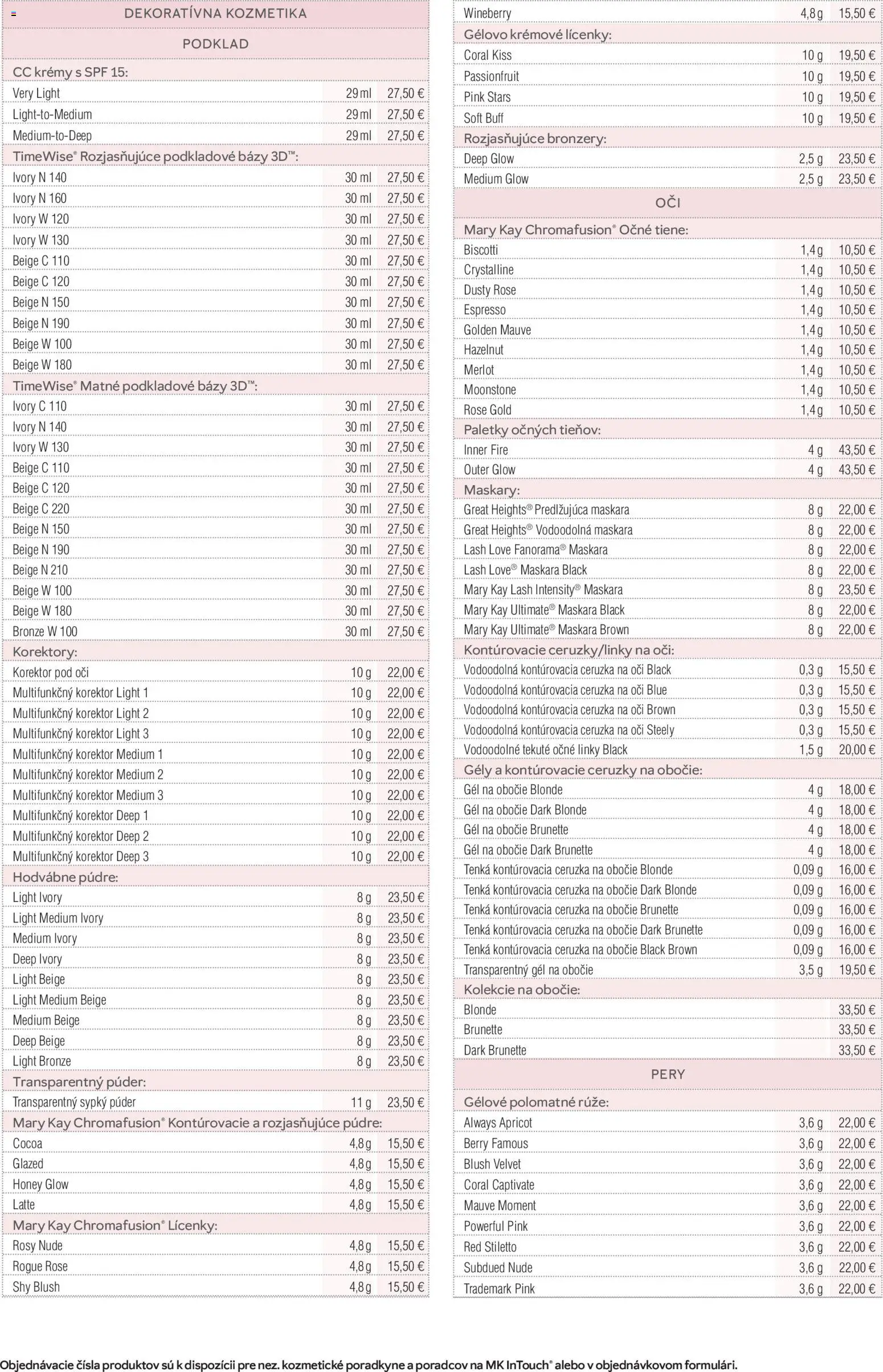 Nové Mary Kay akcie – leták je platný od 01.04.2026 | Strana: 43