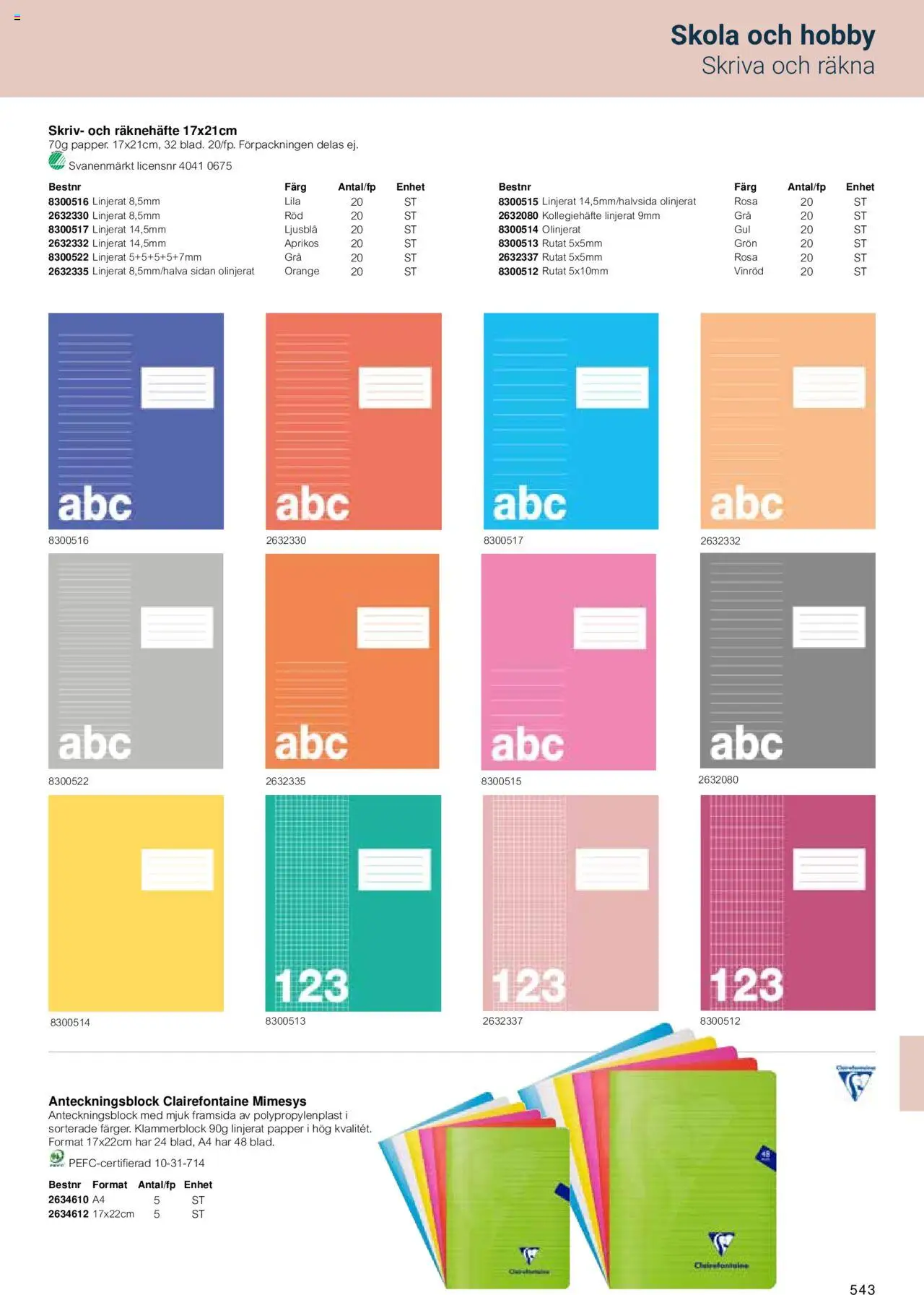 Office Depot reklamblad aktuell från 15.02.2024 | Sida: 545 | Produkter: Papper, Anteckningsblock