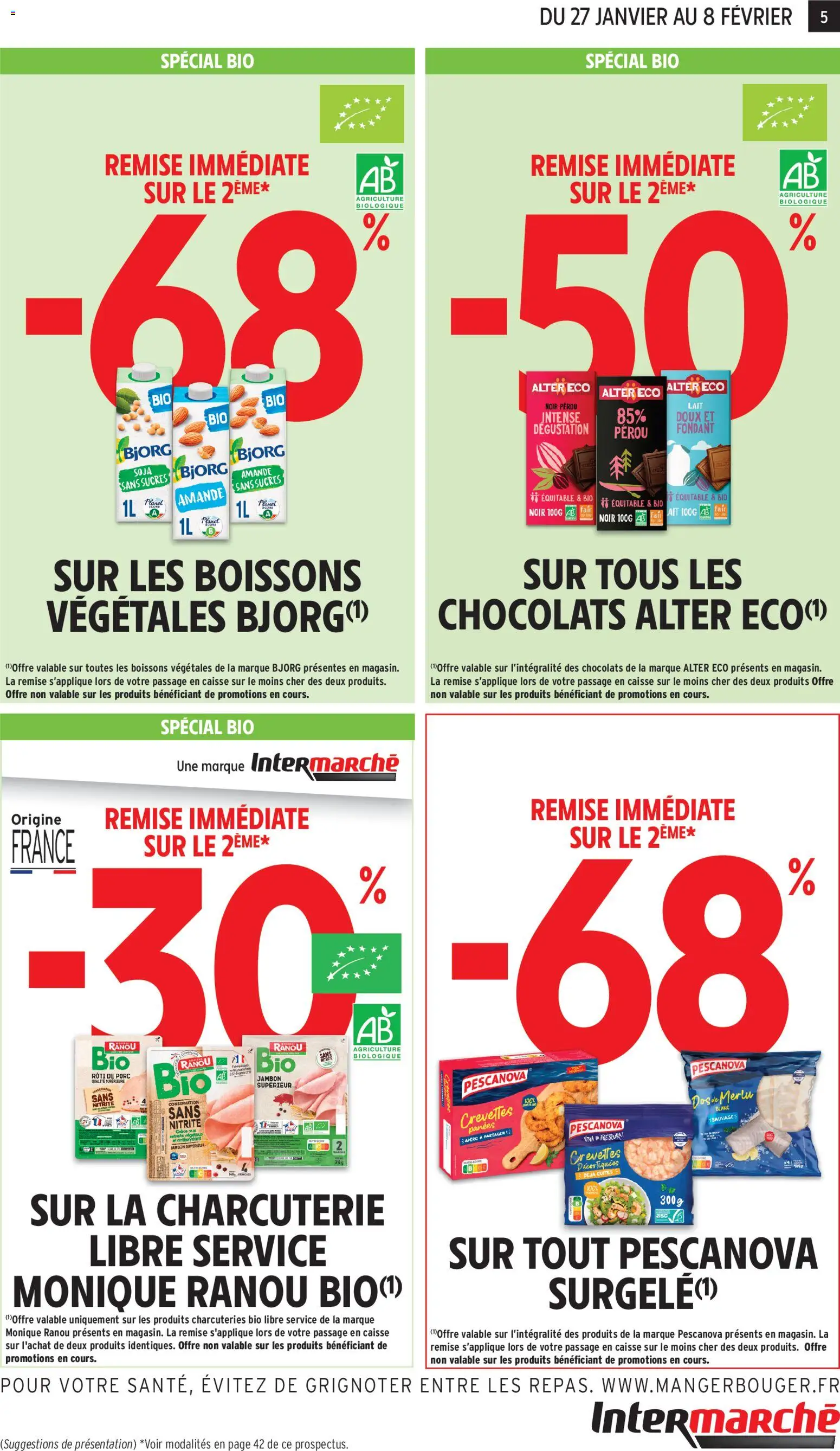 {H1} | Page: 5 | Produits: Amande, Crevettes, Jambon, Porc