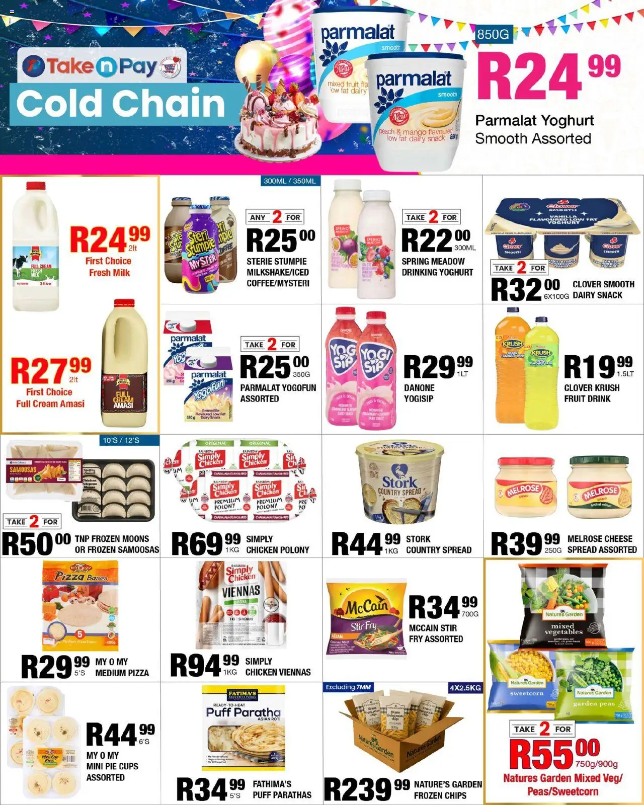 New Take n Pay catalogue – valid from 20.10.2025 | Page: 14 | Products: Cream, Fruit, Mango, Peach