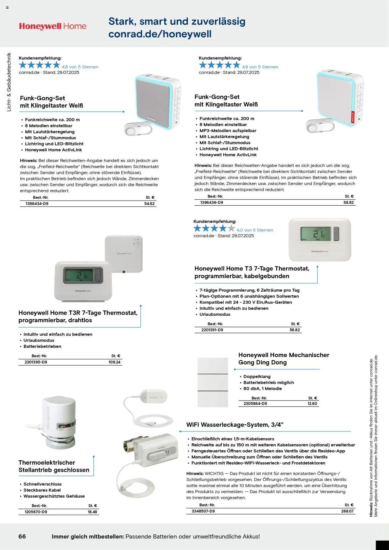 Conrad - Markenkatalog - gültig ab dem 25.08.2025 | Seite: 68 | Produkte: Kabel, Batterien
